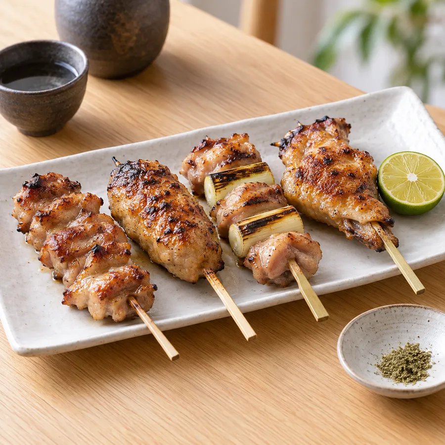 焼き鳥の盛り合わせ